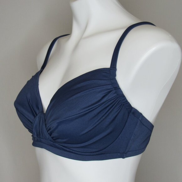 J. Crew Blue Bikini Top Women's S Small - Picture 2 of 9